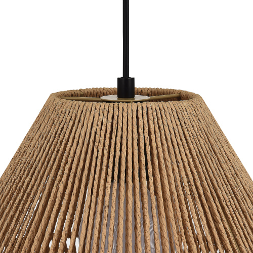 SLE6025-603-01 Светильник подвесной бежевый/черный E27 1*40W ETTAN фото 4