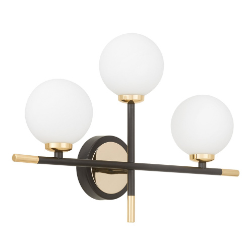 Бра Lumina Deco Marsiada LDW 6033N-3 BK+F.GD фото 4 Бра Lumina Deco Marsiada LDW 6033N-3 BK+F.GD фото 4