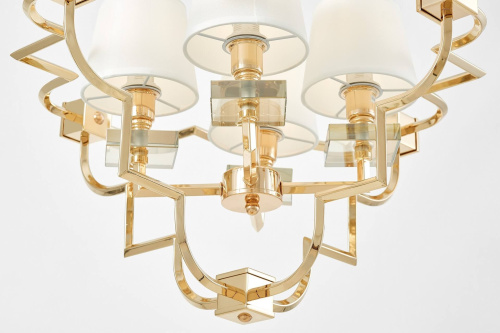 Подвесная люстра Lumina Deco Baltimore LDP 8020-4 GD+WT фото 5
