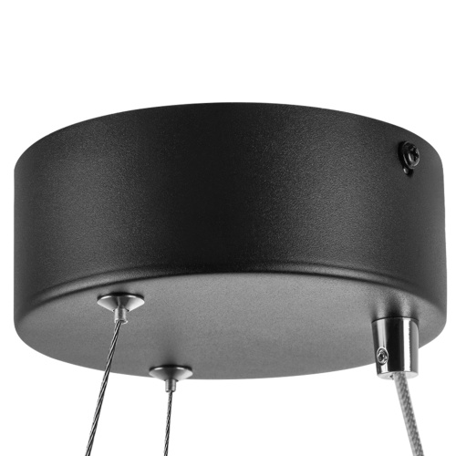 748027 Люстра SATURNO LED 36W 2500LM 70G ЧЕРНЫЙ 3000-6000K фото 2