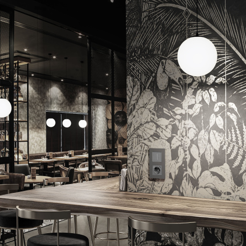 Умный сенсорный диммер серебряный W3443106 фото 3