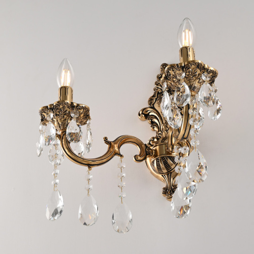 Бра с хрустальными подвесками AL7801B14/2/175 A GB Bohemia Ivele Crystal (Богемия Ивеле Кристалл) фото 4