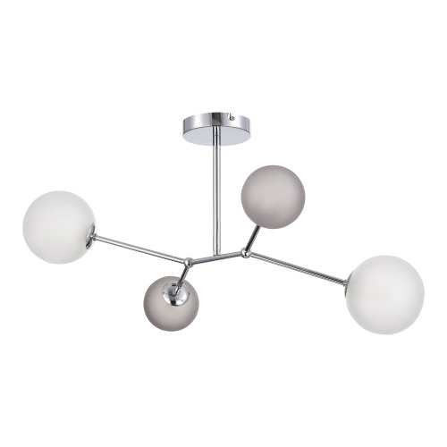 SLE1107-103-04 Светильник подвесной Хром/Белый, Серый G9 LED 4*5W 4000K MALTE SLE1107-103-04 Светильник подвесной Хром/Белый, Серый G9 LED 4*5W 4000K MALTE