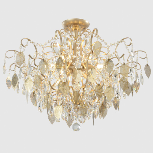 Светильник потолочный Crystal Lux ESMIRALDA PL9 GOLD фото 5