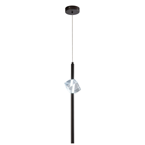 Светильник подвесной куб черный LED 6Вт D12см Zortes Brilly ZRS.30514.01 фото 3