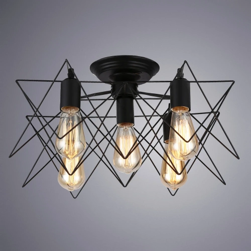 Потолочная люстра Arte Lamp TELA A6048PL-5BK фото 2 Потолочная люстра Arte Lamp TELA A6048PL-5BK фото 2
