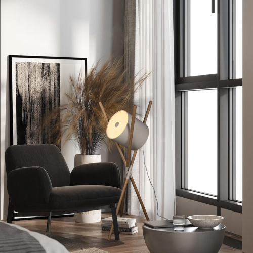 10245F White Торшер LOFT IT Bobbin фото 2 10245F White Торшер LOFT IT Bobbin фото 2