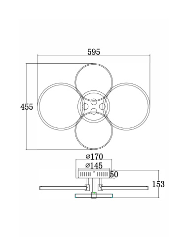 Потолочный светильник Freya FR10018CL-L40W фото 5 Потолочный светильник Freya FR10018CL-L40W фото 5