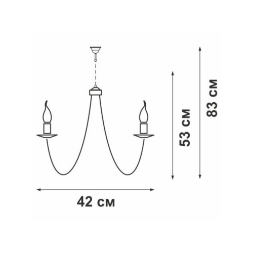Подвесная люстра Vitaluce V1647/5 фото 4