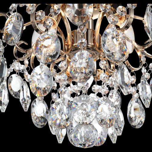 SL846.202.03 Люстра подвесная ST-Luce Золотистый/Прозрачный E14 3*40W ORECCHINI фото 10