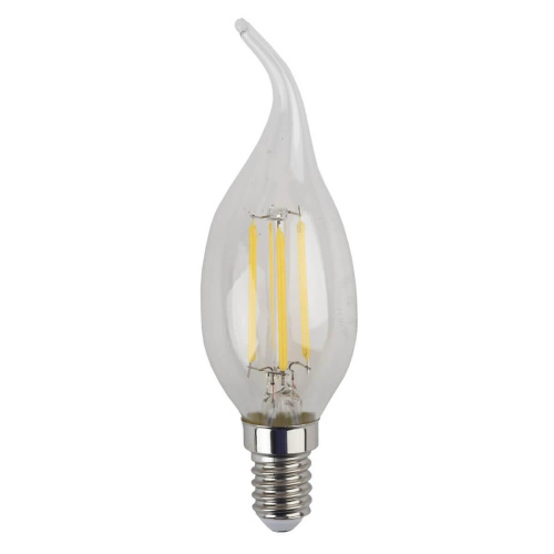 Лампа светодиодная филаментная ЭРА E14 5W 2700K прозрачная F-LED BXS-5W-827-E14 Б0043436 Лампа светодиодная филаментная ЭРА E14 5W 2700K прозрачная F-LED BXS-5W-827-E14 Б0043436