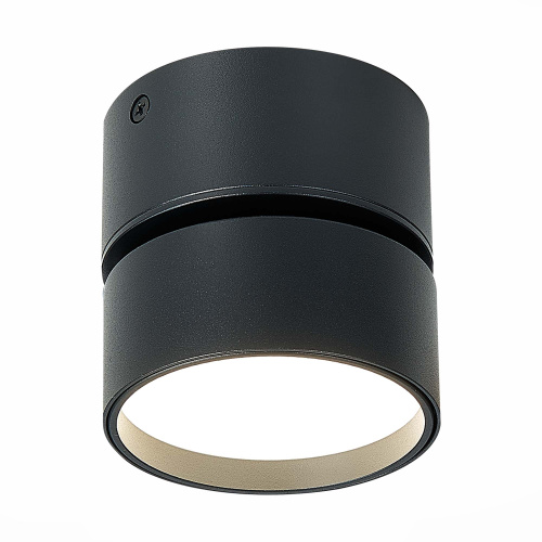ST651.442.09 Светильник потолочный поворотный Черный LED 1*9W 4000K 720Lm Ra>90 120° IP20 D85xH87 17 Накладные светильники фото 3