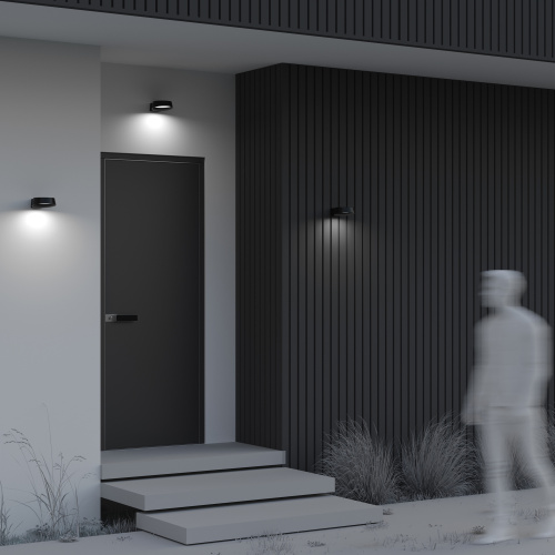 Уличный настенный светильник Outdoor O443WL-L12GF3K фото 3