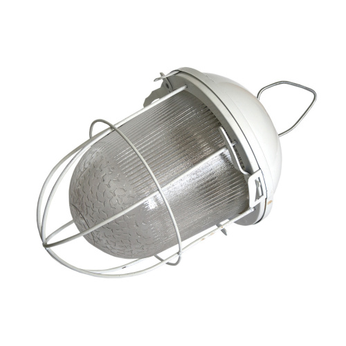 Светильник НСП 41-200-003 345х185х185мм, E27 max 200 Вт, стальной корпус, стекло, решетка, IP54, белый