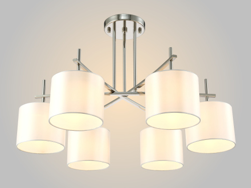 Crystal Lux Люстра Crystal Lux SERGIO PL6 NICKEL фото 3 Crystal Lux Люстра Crystal Lux SERGIO PL6 NICKEL фото 3