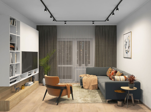 TR1003-BK Шинопровод однофазный, 3 м, черный, заглушки в комплекте фото 5