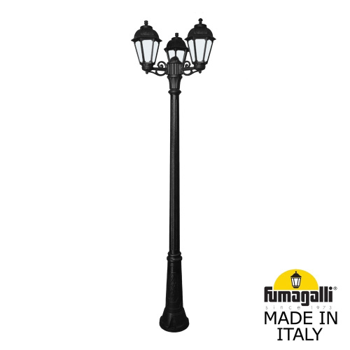 Fumagalli Садово-парковый фонарь FUMAGALLI RICU BISSO/SABA 3L K22.157.S30.AYE27 Fumagalli Садово-парковый фонарь FUMAGALLI RICU BISSO/SABA 3L K22.157.S30.AYE27