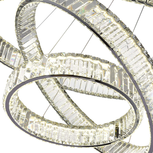 SL1622.103.03 Люстра подвесная ST-Luce Хром/Прозрачный LED 1*122W 4000K TIVOLI фото 4