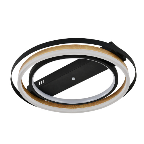 Потолочный светильник Escada 10247/2 LED*60W Black/Wood фото 2 Потолочный светильник Escada 10247/2 LED*60W Black/Wood фото 2