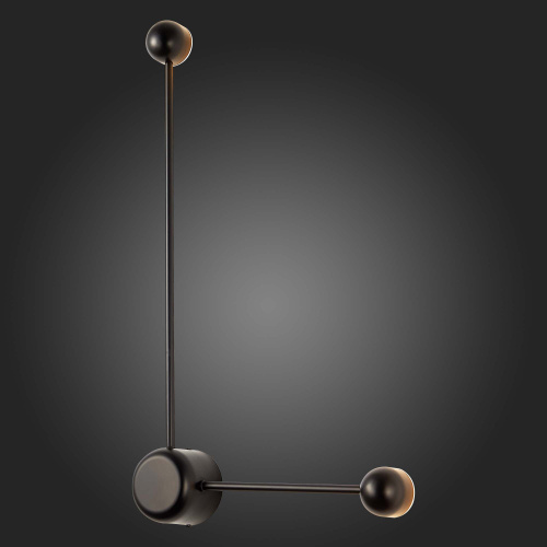 SL6003.401.02 Светильник настенный ST-Luce Черный/Черный LED 2*4W 4000K Настенные светильники фото 4