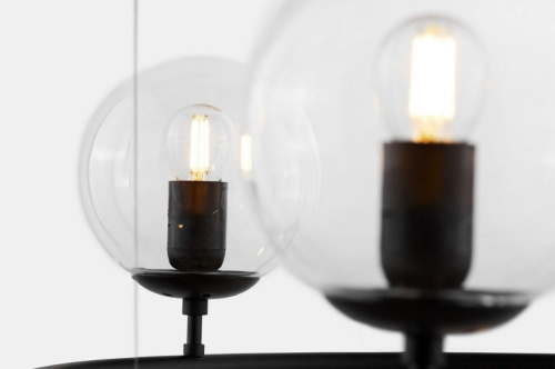 Подвесной светильник Lumina Deco Ceredo LDP 6034-6 RND BK фото 3