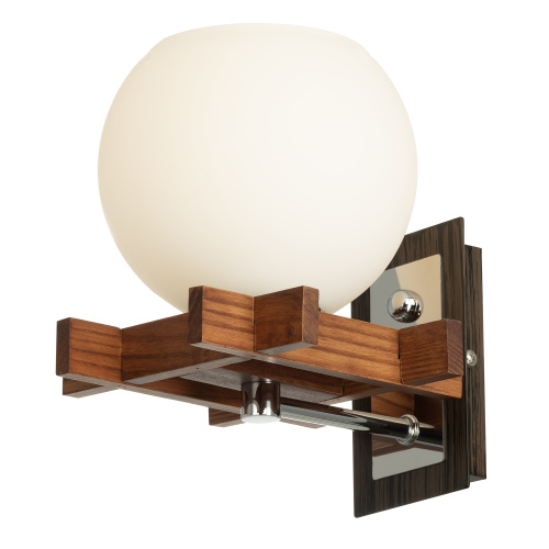 Citilux Нарита CL114311 Бра деревянное Венге Хром фото 4 Citilux Нарита CL114311 Бра деревянное Венге Хром фото 4