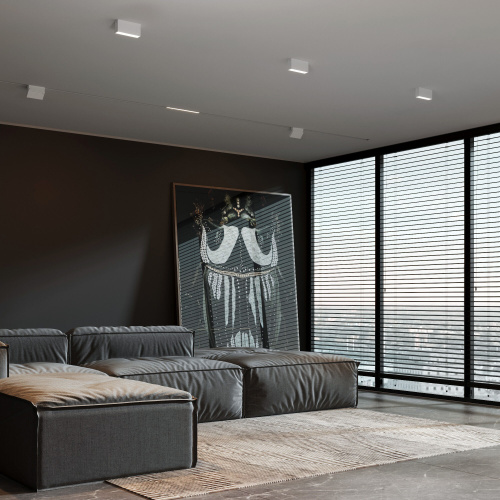 Светильник потолочный светодиодный 10W 3000K белый Block 25109/LED фото 2