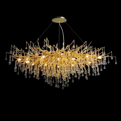 Люстра XX19001-150 gold фото 4