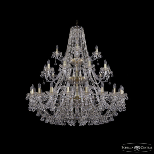 Люстра хрустальная 1409/20+10+5/460/3d G Люстра хрустальная 1409/20+10+5/460/3d G