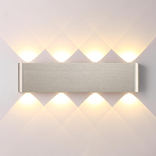 7106/8WL HIGHTECH ODL26 441 Настенный светильник матовый никель/металл IP20 LED 8W 3000K 220V MAGNUM фото 3 7106/8WL HIGHTECH ODL26 441 Настенный светильник матовый никель/металл IP20 LED 8W 3000K 220V MAGNUM фото 3