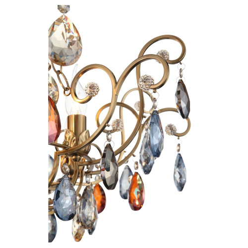 SL421.303.08 Люстра подвесная ST-Luce Бронза/Мульти E14 8*40W VIANETA фото 7