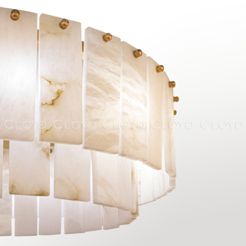 Люстра Cloyd HERCULANUM-A C8 / Ø60 см - алебастр - латунь (арт.11155) фото 5