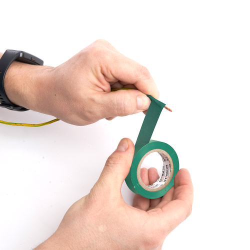 Изоляционная лента STEKKER INTP01319-20 0,13*19 мм, 20 м. зеленая фото 2