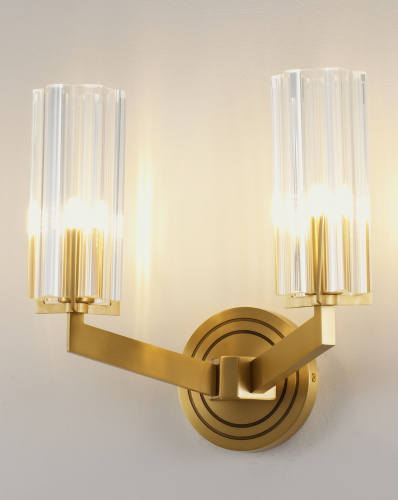 Светильник настенный Moderli V11073-2W Brass фото 5 Светильник настенный Moderli V11073-2W Brass фото 5