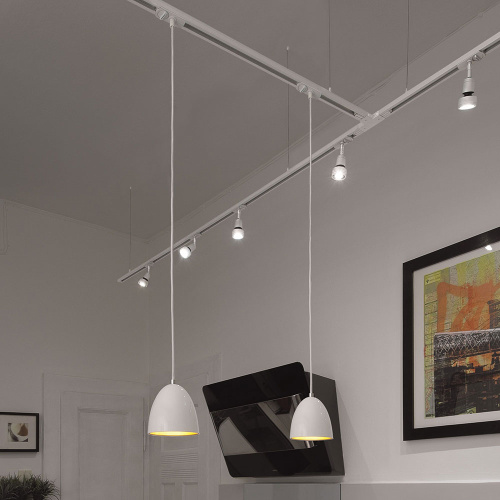 Коннектор для подвесных трековых светильников, белый LD1015 фото 2