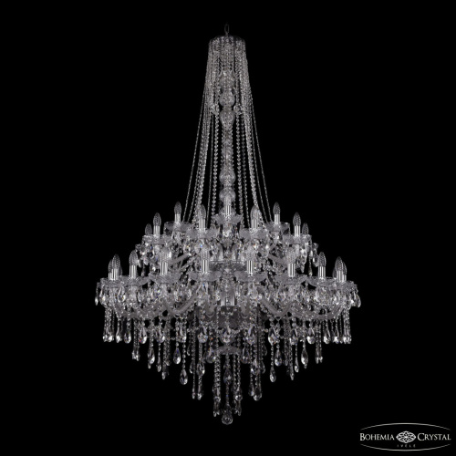 Люстра хрустальная 1415/20+10+5/400/h-185/2d Ni Люстра хрустальная 1415/20+10+5/400/h-185/2d Ni