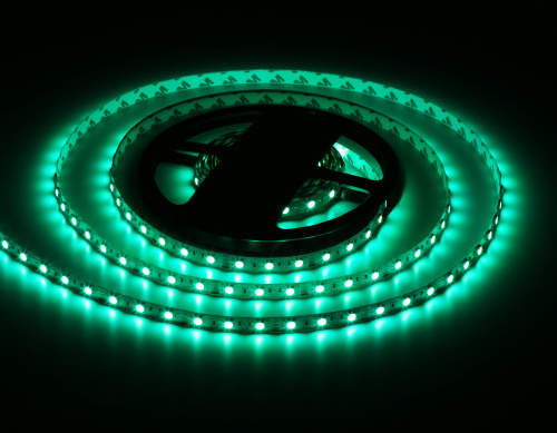Комплект светодиодной ленты 12В 5050 60Led 14.4Вт/м Цветная RGB IP20 5м фото 2 Комплект светодиодной ленты 12В 5050 60Led 14.4Вт/м Цветная RGB IP20 5м фото 2