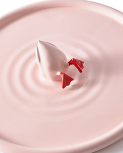 Блюдо Duffy Diving Duck Pink фото 2