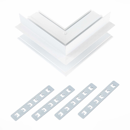 ST007.559.12 Внешний угол-соединитель для встраиваемого магнитного шинопровода под ГКЛ 12мм ST-Luce SKYLINE 48 фото 2