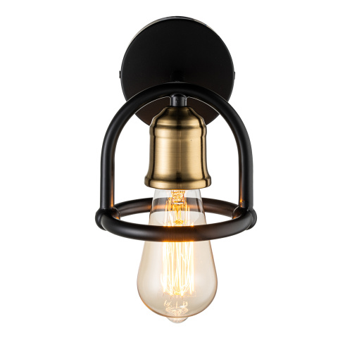 Настенный светильник Escada 659/1A E27*40W Black/Brass фото 4