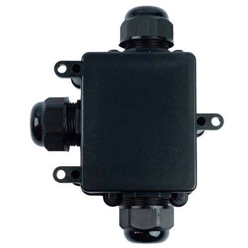 Распределительная коробка STEKKER LD550, количество вводов: 3, поликарбонат, нейлон, цвет черный, размер 126,2*102,8*35,3мм. фото 4