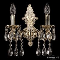 Бра бронзовые 7301B13/2/125 A GW Bohemia Ivele Crystal (Богемия Ивеле Кристалл)