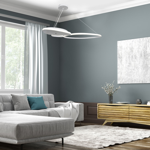 Подвесной светильник Escada 10290/3 LED*88W White фото 2 Подвесной светильник Escada 10290/3 LED*88W White фото 2