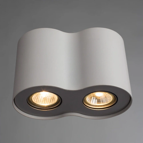 Точечный накладной светильник Arte Lamp FALCON A5633PL-2WH фото 2