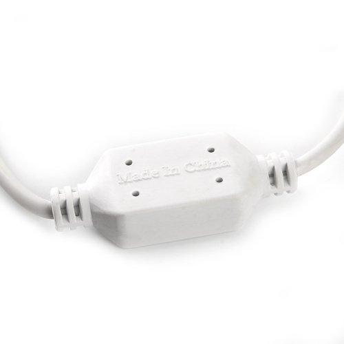 Сетевой шнур для гирлянд 3м, 2*0,5мм2, IP44, белый, DM403 фото 5
