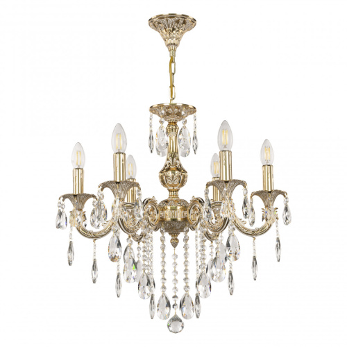 Люстра с хрустальными подвесками AL79101/6/175 B GW Bohemia Ivele Crystal (Богемия Ивеле Кристалл)