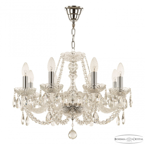 Люстра хрустальная 101/8/195 Ni Bohemia Ivele Crystal (Богемия Ивеле Кристалл)