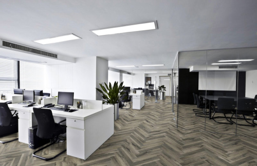 Офисный светильник серии TR Маркет 1195х295х40 40Вт, 4000К, опал фото 7