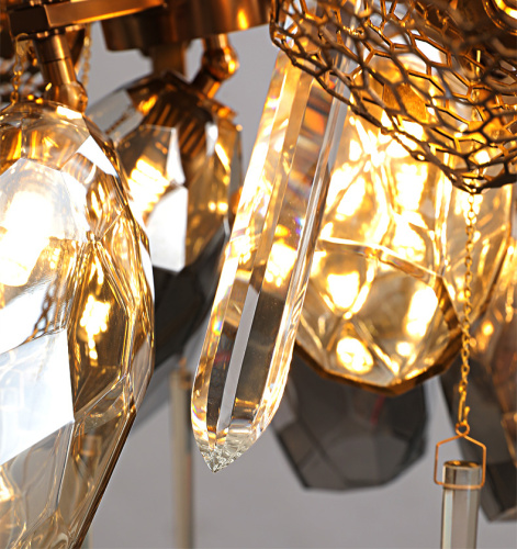 Люстра 8898P/BS gold/smoky фото 3 Люстра 8898P/BS gold/smoky фото 3