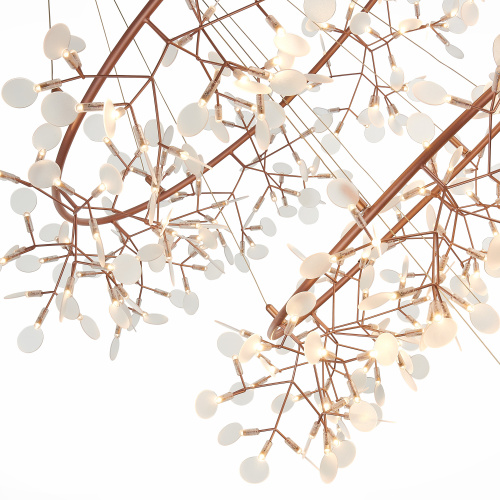 SL379.203.486 Люстра подвесная ST-Luce Медный/Белый LED 486*0,5W 3500K  (из 3-х коробок) RAFINA фото 2